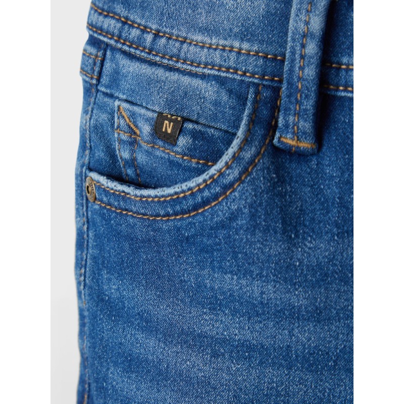 NAME IT Mini Silas Slim Straight Tindy Jeans - Medium Blue Denim