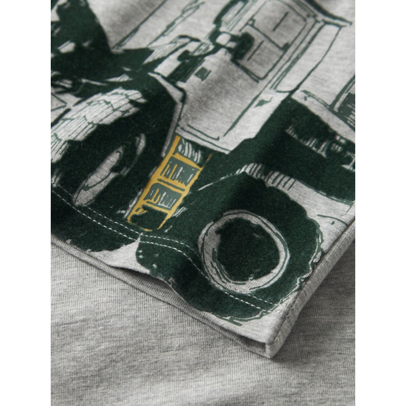 NAME IT MINI Sennet L/S Bluse - Grey Melange