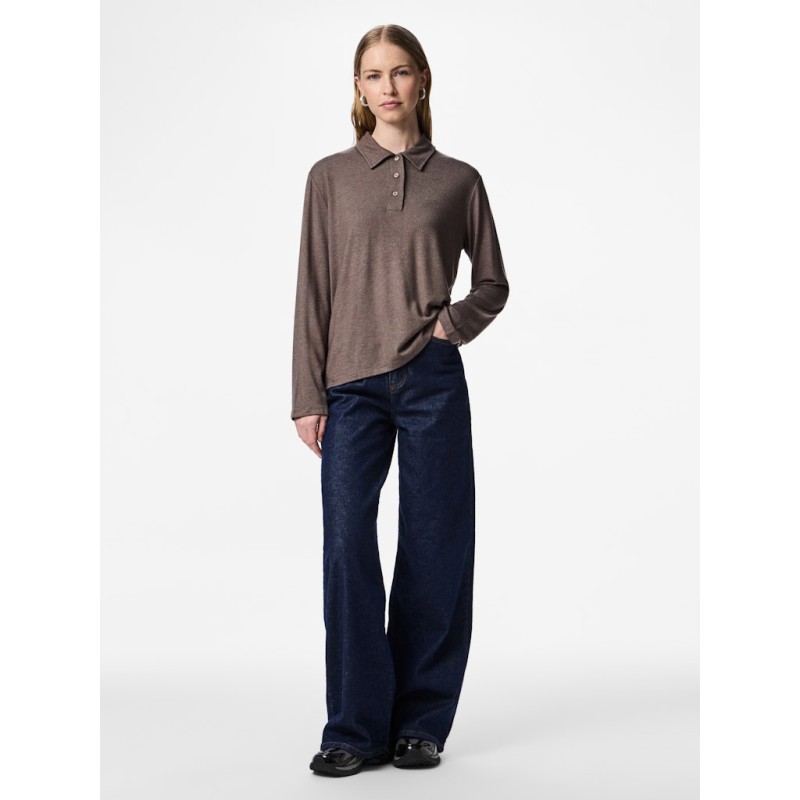 PIECES Ritt L/S Polo - Morel