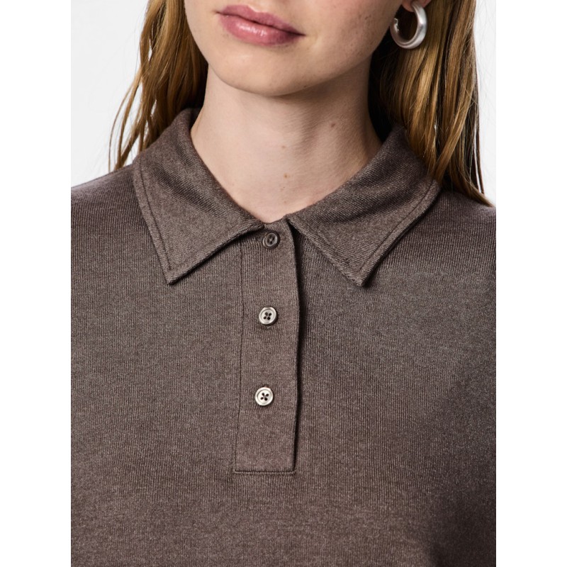 PIECES Ritt L/S Polo - Morel