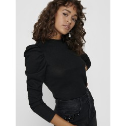 JDY Tonsy L/S Bluse - Sort