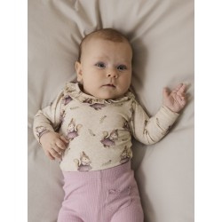 NAME IT BABY Shelly L/S Bodystocking - Peyote Melange