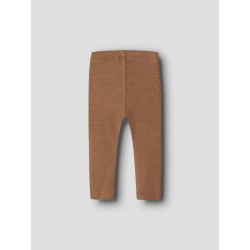 NAME IT Kab Leggings - Toasted Coconut / Melange