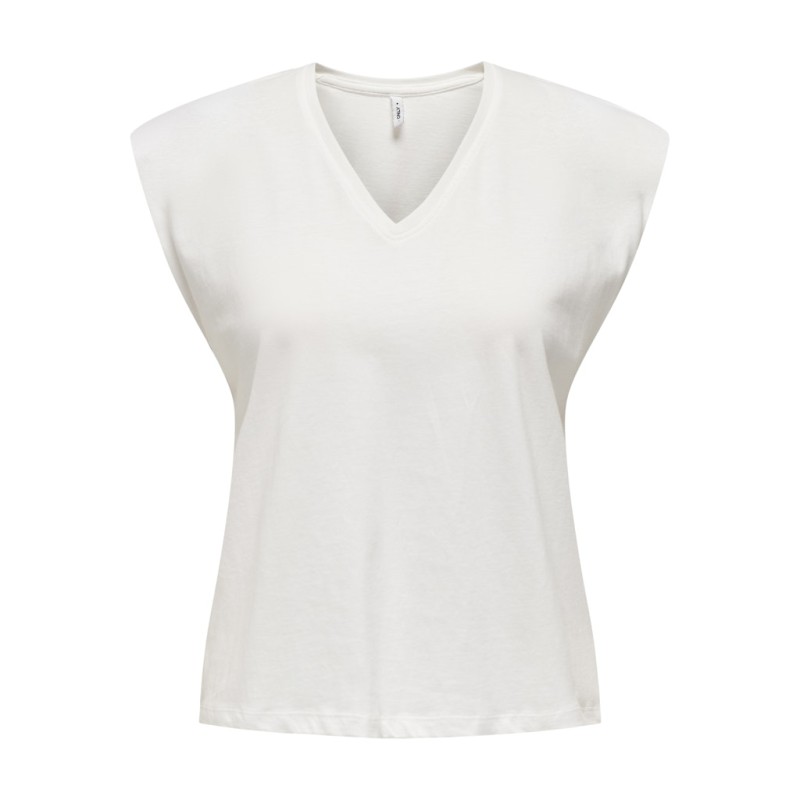 ONLY Henrietta S/L Top - Hvid