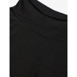 NAME IT KIDS pige - langærmet top - Sort