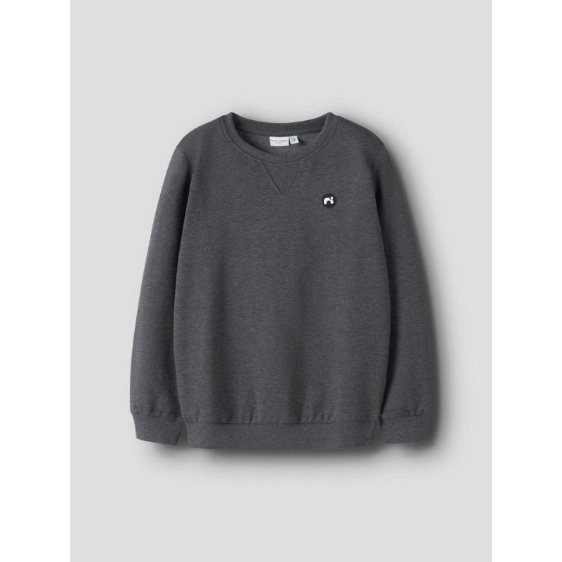NAME IT Kids Vimo Sweatshirt - Dark Grey Melange