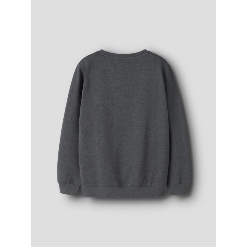 NAME IT Kids Vimo Sweatshirt - Dark Grey Melange