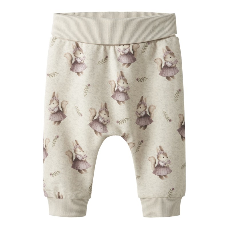 NAME IT BABY Shelly Joggingbukser - Peyote Melange