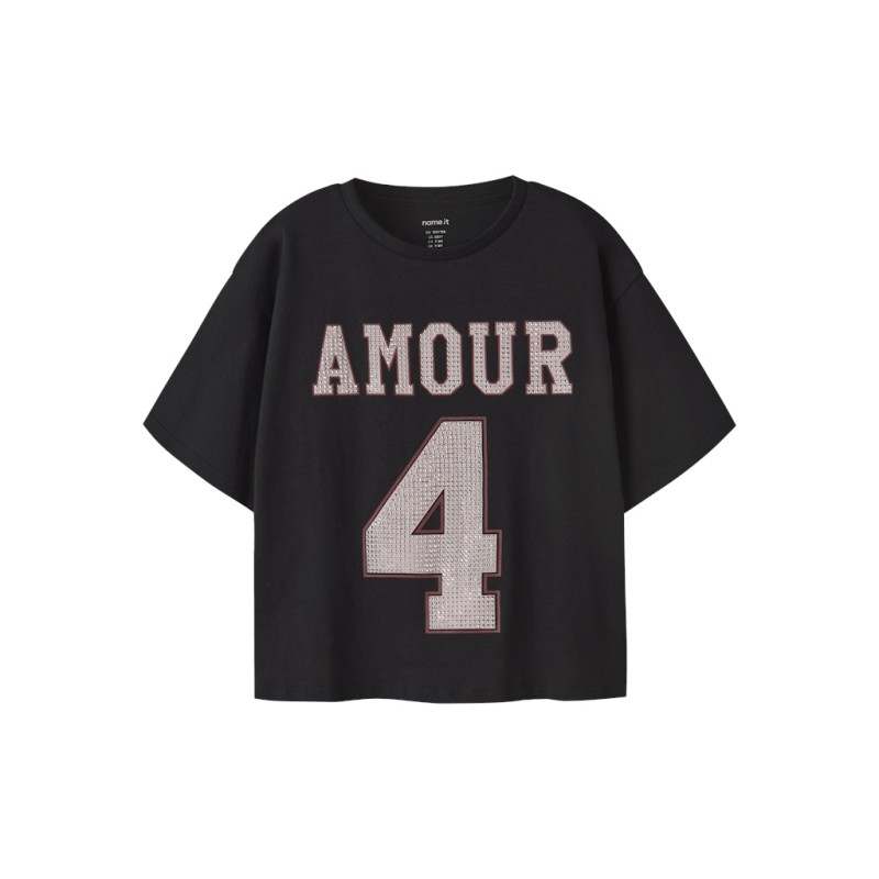 NAME IT KIDS Sangy T-shirt - Sort