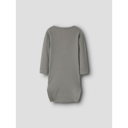 NAME IT BABY Kab L/S Bodystocking - Shadow