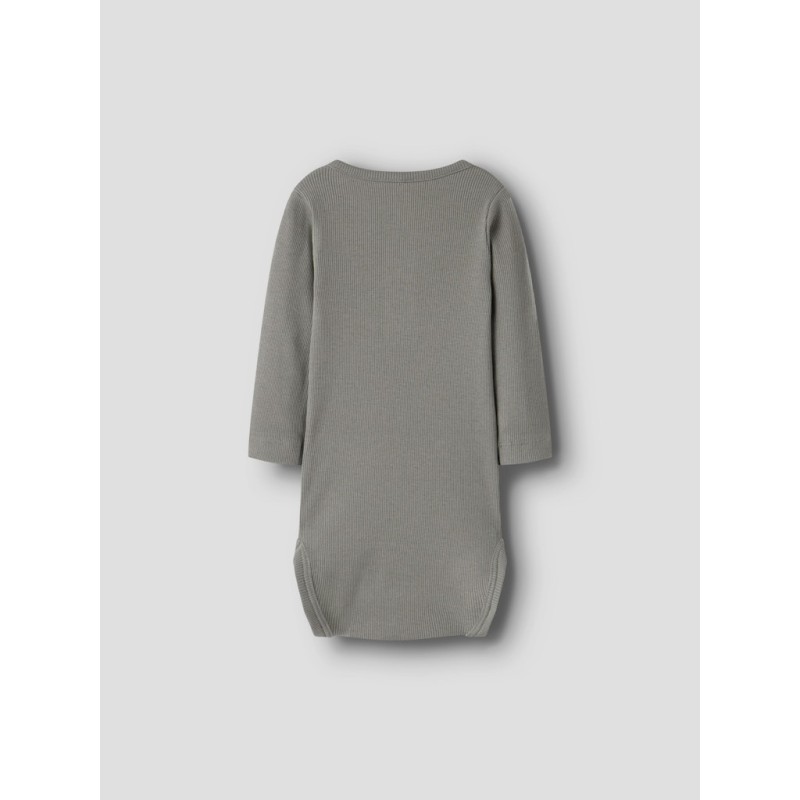 NAME IT BABY Kab L/S Bodystocking - Shadow