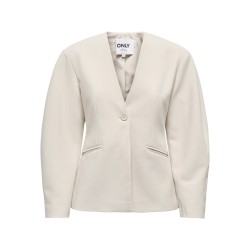 ONLY Casey L/S Balloon Blazer - Pumice Stone