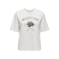 ONLY Lana T-shirt - Cloud Dancer / Lana Decadent