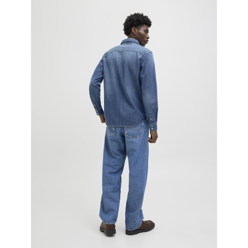 JACK & JONES Sheridan L/S Skjorte - Medium Blue Denim