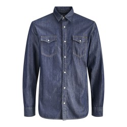 JACK & JONES Sheridan L/S Skjorte - Dark Denim