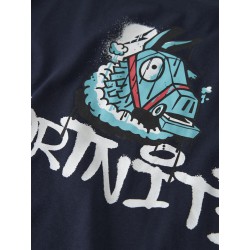 NAME IT KIDS Oxen Fortnite Bluse - Navy Blazer