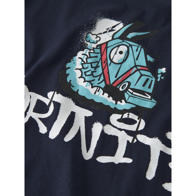 NAME IT KIDS Oxen Fortnite Bluse - Navy Blazer