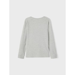 LMTD Nuller Bomulds Bluse - Light Grey