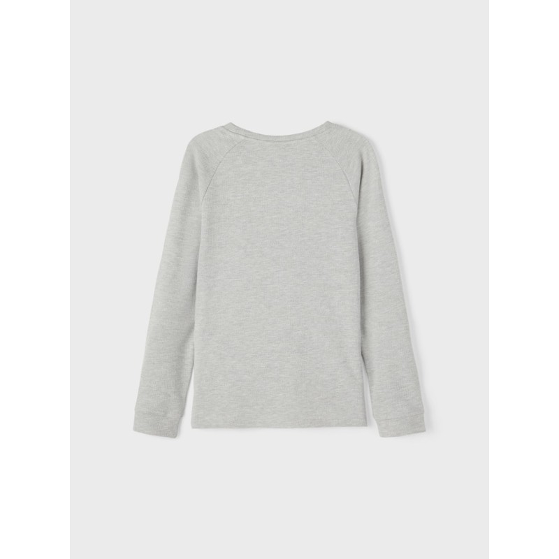 LMTD Nuller Bomulds Bluse - Light Grey