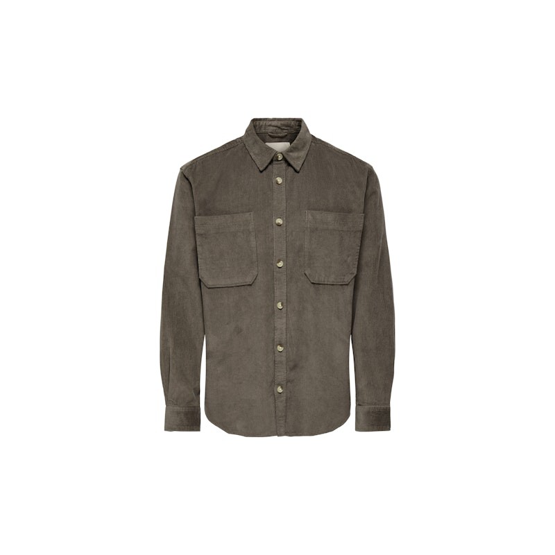 ONLY & SONS Fløjl Overshirt - Falcon
