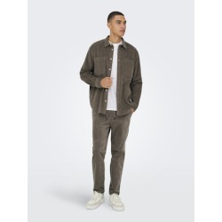 ONLY & SONS Fløjl Overshirt - Falcon