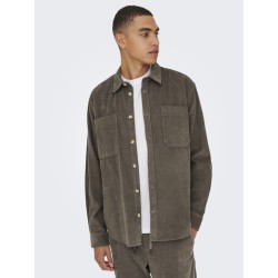 ONLY & SONS Fløjl Overshirt - Falcon