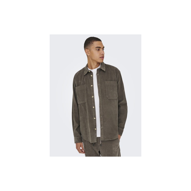 ONLY & SONS Fløjl Overshirt - Falcon