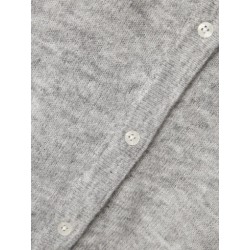 LMTD Lodet L/S Short Knit Cardigan - Light Grey Melange