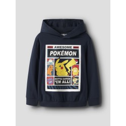 NAME IT Kids Du Pokemon Regular Sweat Hoodie - Navy Blazer