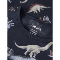 NAME IT Mini Dino Nattøjssæt - Navy Blazer