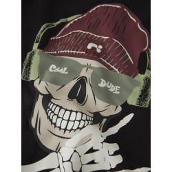 NAME IT Kids Teddy L/S Sweat Cardigan - Sort