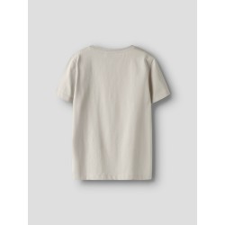 NAME IT Kids Ted S/S Top - Pumice Stone