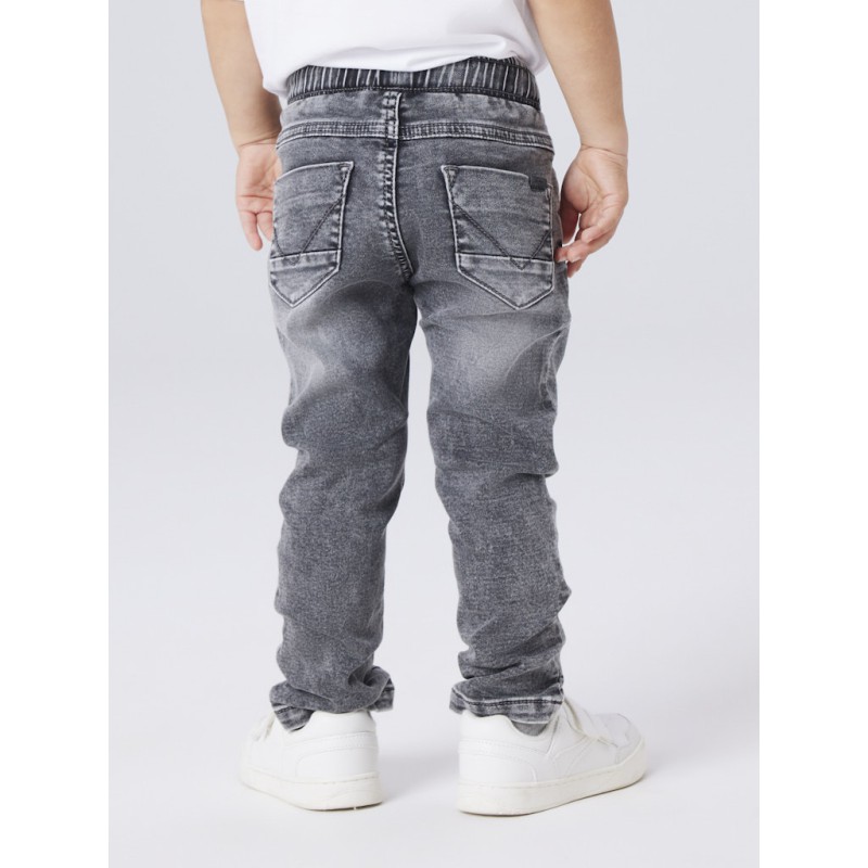 NAME IT Mini Ryan Slim Sweat Jeans - Grey Denim