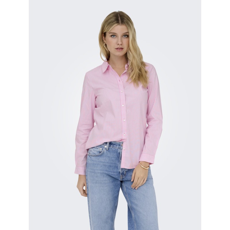 JDY Mio L/S Skjorte - Shocking Pink