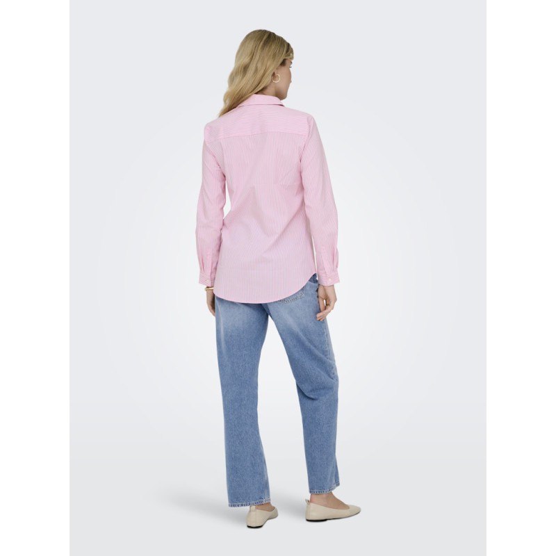 JDY Mio L/S Skjorte - Shocking Pink