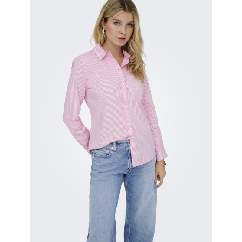 JDY Mio L/S Skjorte - Shocking Pink