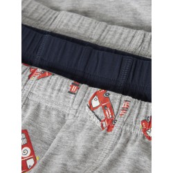 NAME IT Mini Brandbil Tights 3-pak - Grey Melange