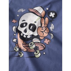 NAME IT Kids Bastian S/S T-shirt - Vintage Indigo