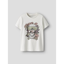 NAME IT Kids Bastian S/S T-shirt - Cloud Dancer