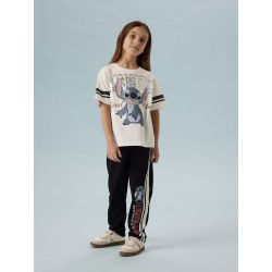 NAME IT Kids Stitch S/S T-shirt - Cloud Dancer