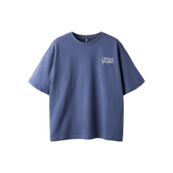 NAME IT Mini Bleze Relaxed S/S T-shirt - Vintage Indigo