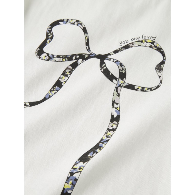 NAME IT Kids Tabea S/S regular T-shirt - Cloud Dancer