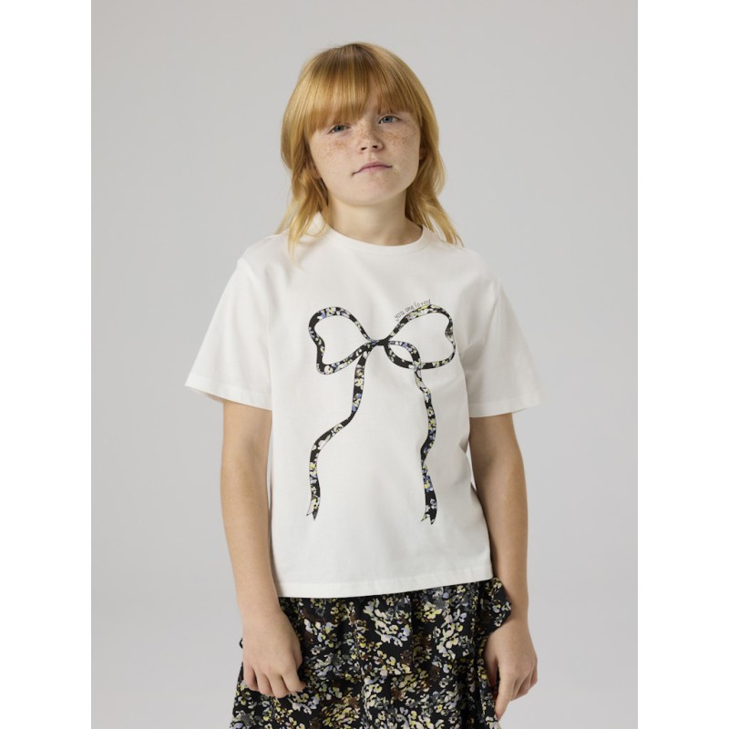 NAME IT Kids Tabea S/S regular T-shirt - Cloud Dancer