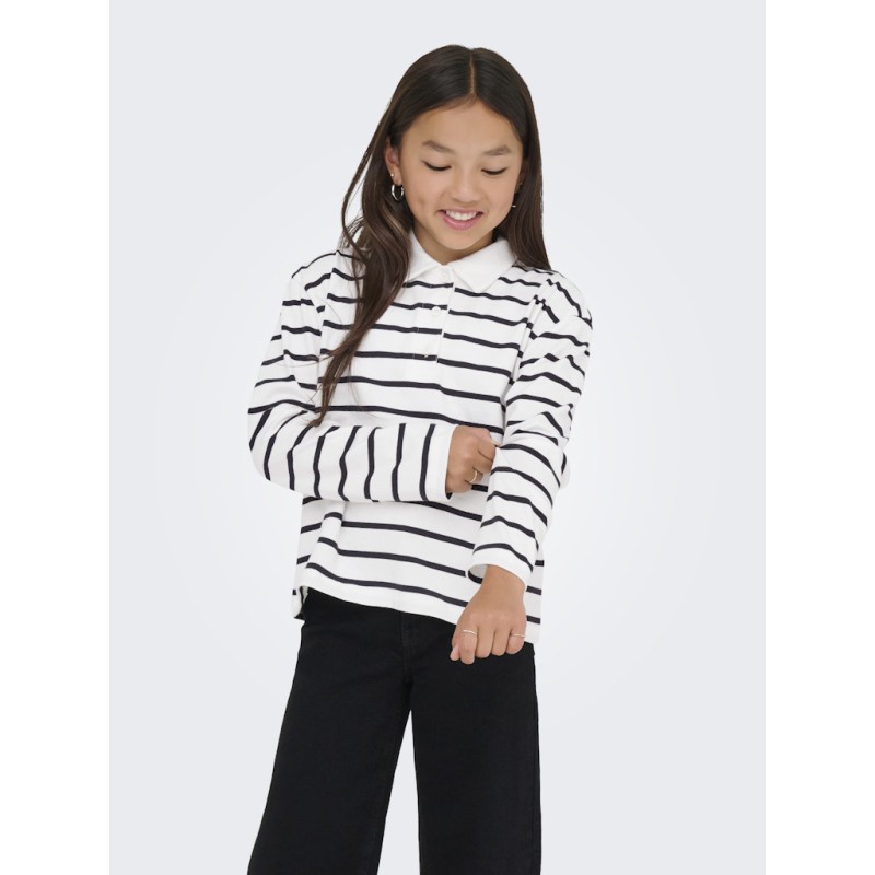 KIDS ONLY Sira L/S Polo - Chocolate Torte