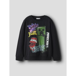 NAME IT Kids Dai Minecraft Regular Sweatshirt - Sort
