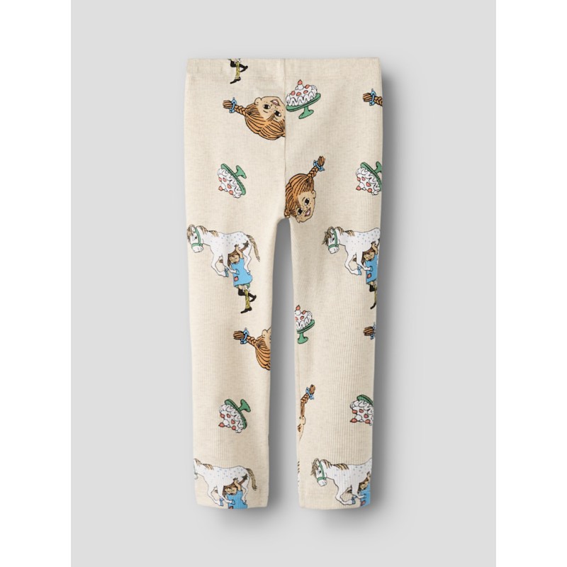 NAME IT Mini Soca Pippi Leggings - Peyote Melange