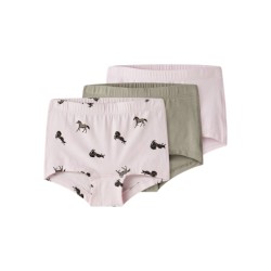 NAME IT MINI pige - Hest Tights 3-pak - Ballerina