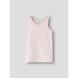 NAME IT MINI pige - Blomster Tank Top 2-pak - Jet Stream