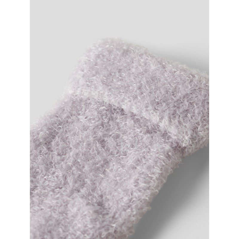 NAME IT Baby Terry Fluffy Strømper - Lilac Marble