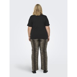 ONLY CARMAKOMA Jen jeans T-shirt - Sort